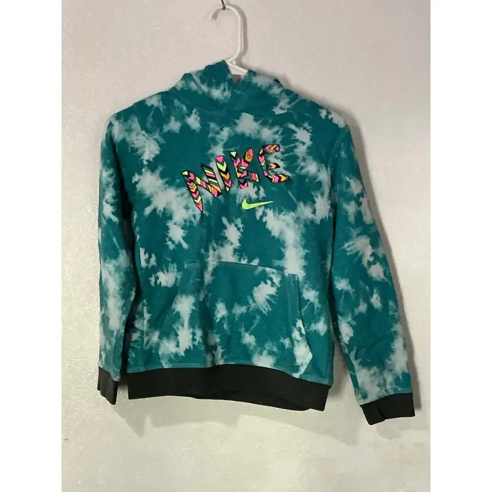 Nike blue/green white hoodie  sizes medium